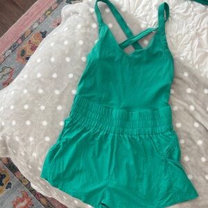 Women’s Green One-Piece Romper